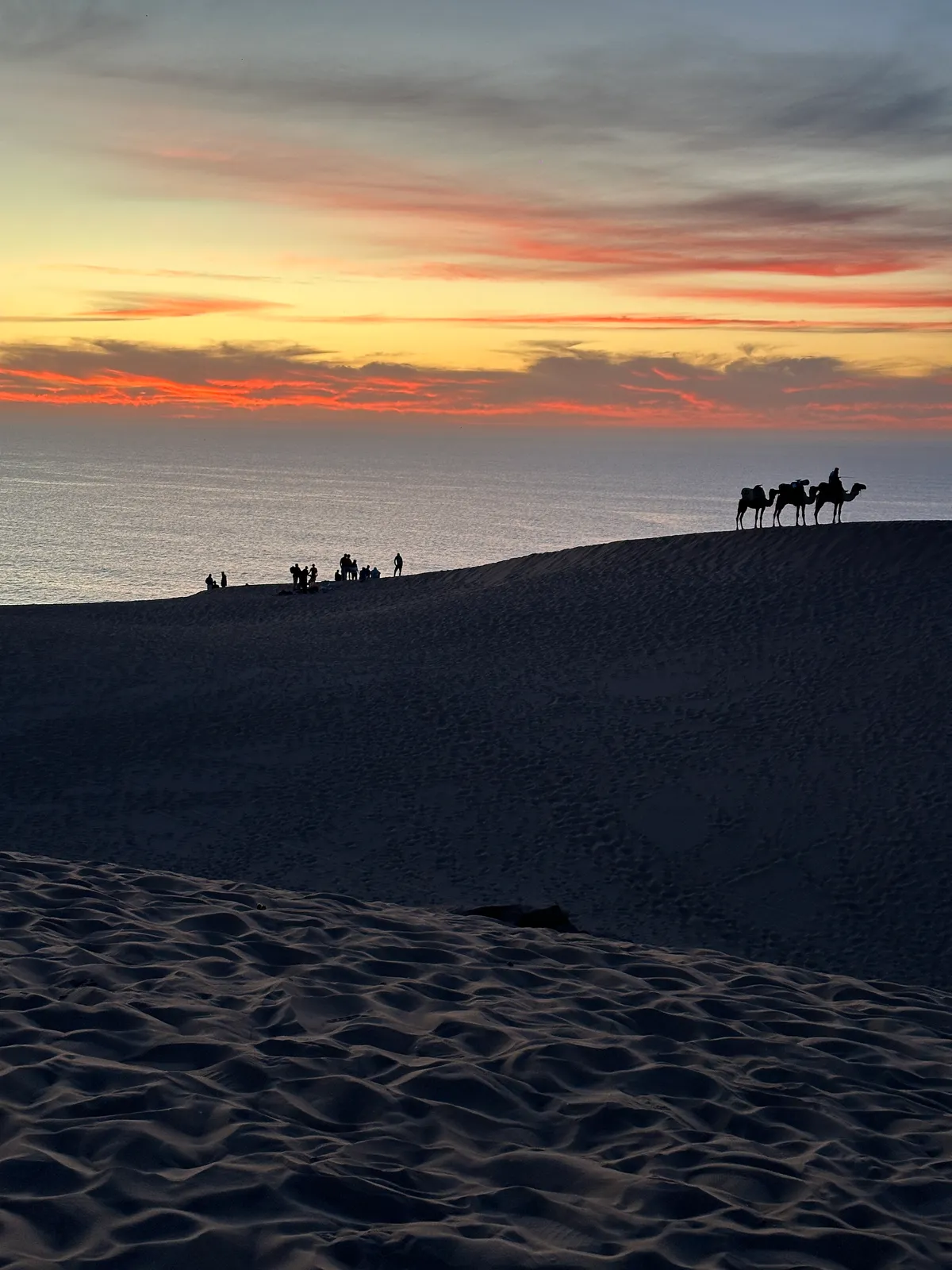 Dunes · dusk